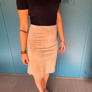 Bebe leather skirt